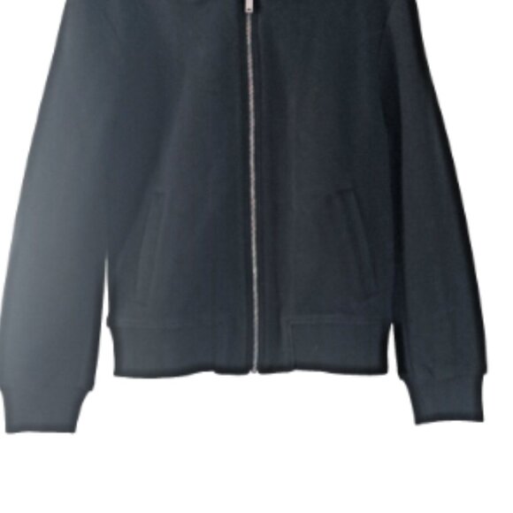 Men's Bagatelle HOMME Dark Forest Green /Black Aviator Bomber Jacket Med NWT - Picture 5 of 11